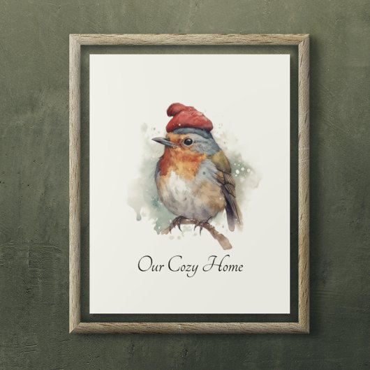 Robin Winter Delight, custom ポスター