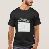 Robinhood Trust私はデイトレーダーだ Tシャツ (正面)