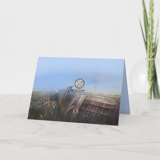 Robins 5 x 7" カード (裏面)