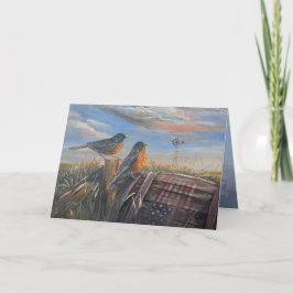 Robins 5 x 7" カード