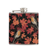 Robins in maple tree フラスク (正面)