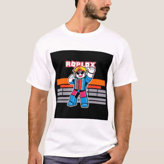 Robloxアバター - カスタムキャラクターデザイン tシャツ (正面)