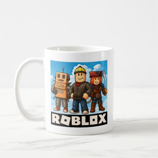 Robloxゲーマー コーヒーマグカップ (左)