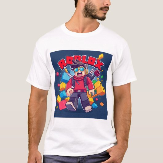 Roblox – Digital World Print Tシャツ (正面)