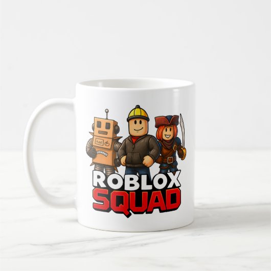 Roblox Squad Funny Gamer コーヒーマグカップ (左)
