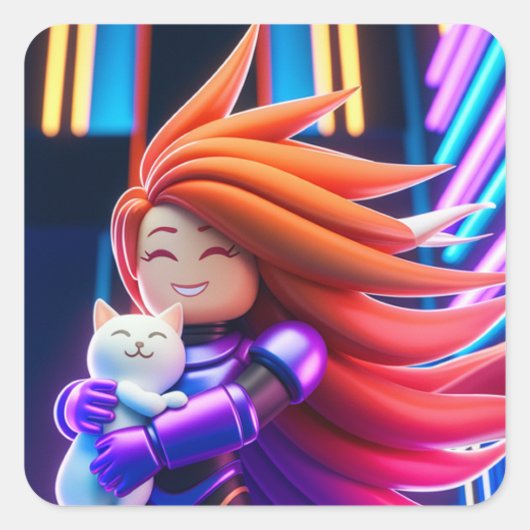 Roblox  T-Shirt スクエアシール (正面)