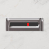 Roboのヘッドプロフィールカード スキニー名刺 (裏面)