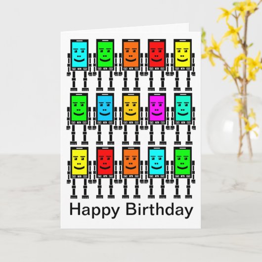 Robo電話 カード (黄色い花)