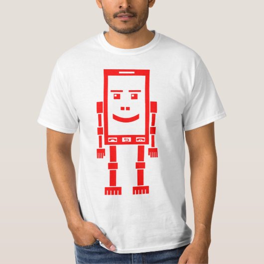Robo電話 – 赤 tシャツ (正面)