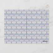 Robo Cat Birthday Party – 未来的な猫おもしろい ポストカード (裏面)