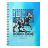 Robo Dog – Futuristic Cyber Canine ノートブック (正面)