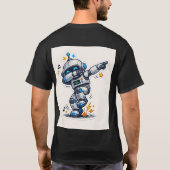 Robo-Groove: The Dancing Droid Sticker Tシャツ (裏面)