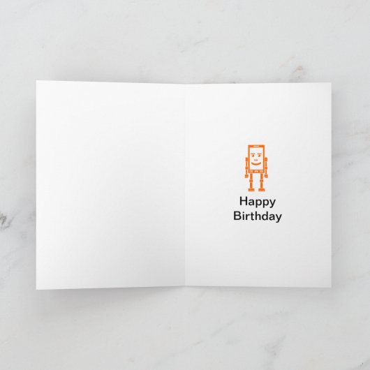 Robo-phone – オレンジ カード (内部)