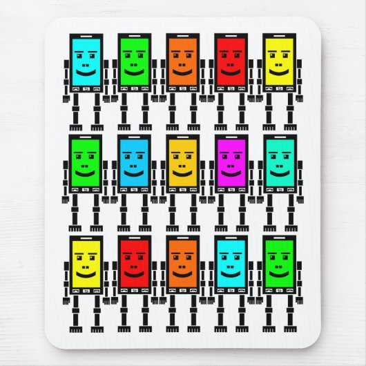 Robo Phones マウスパッド (正面)