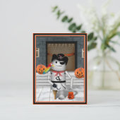 Robo-x9のトリックタイムまたはトリートタイム ポストカード (スタンド正面)