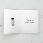 Robo-x9卒業生 – キャップオフお祝い カード (内部)