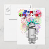 Robo-x9祝月4日！ ポストカード (正面/裏面)