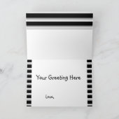 Robobeeのまわりにバズオフグリーティングカード カード (内部)