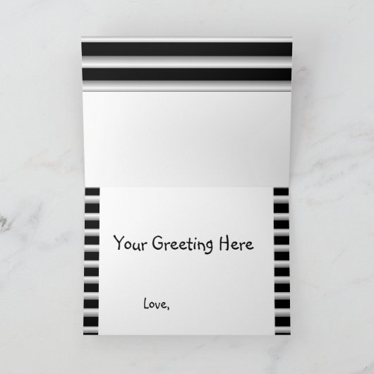 Robobeeのまわりにバズオフグリーティングカード カード (内部)