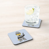 Robocopの格好をしたティラノサウルスレックス。 コースター (右側)