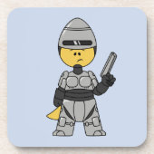 Robocopの格好をしたティラノサウルスレックス。 コースター (正面)