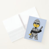 Robocopの格好をしたティラノサウルスレックス。 ノートブック (内部)