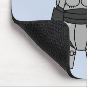 Robocopの格好をしたティラノサウルスレックス。 マウスパッド (コーナー)