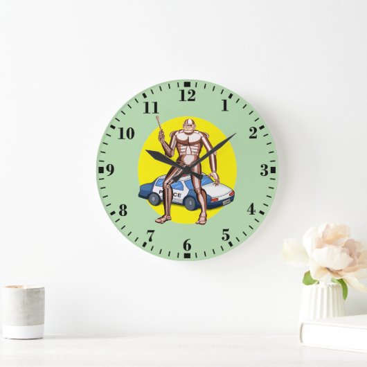 Robocop ラージ壁時計 (ホーム)