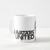 RoboGirl AvatarsUnitedのマグ コーヒーマグカップ (正面左)