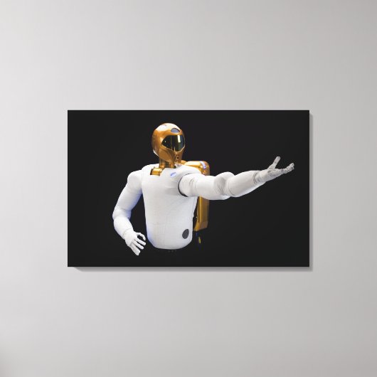 Robonaut 2, a dexterous, humanoid宇宙飛行士2 hel キャンバスプリント (正面)