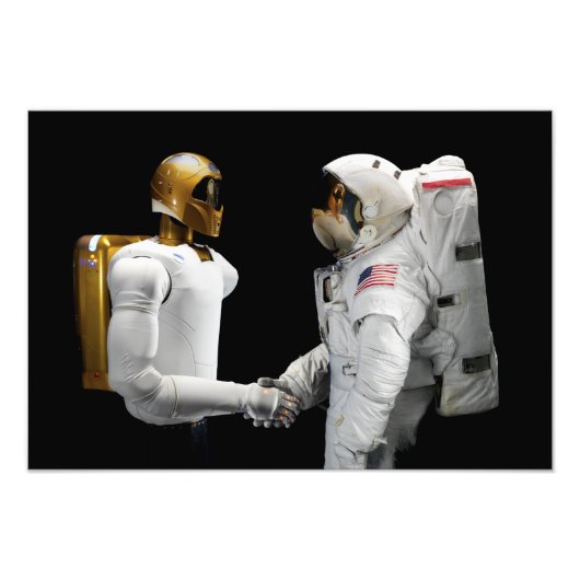 Robonaut 2, a dexterous, humanoid宇宙飛行士2 hel フォトプリント            (正面)