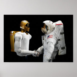 Robonaut 2, a dexterous, humanoid宇宙飛行士2 hel ポスター