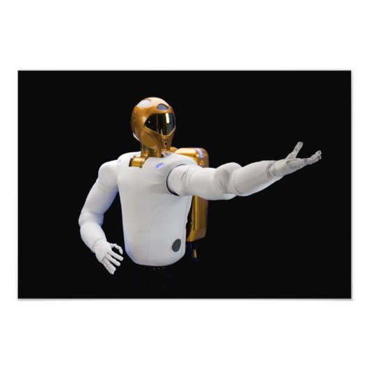 Robonaut 2, a dexterous, humanoid宇宙飛行士5 hel フォトプリント            (正面)