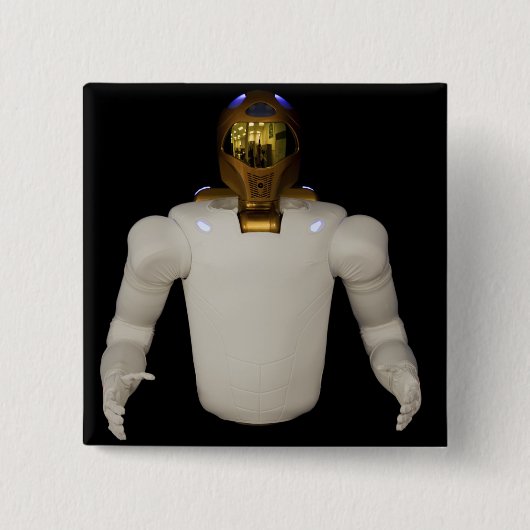 Robonaut 2, a dexterous, humanoid宇宙飛行士5 hel 缶バッジ (正面)