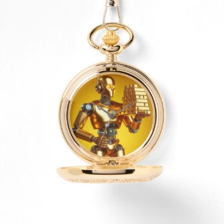 Robor no robot con oro 腕時計