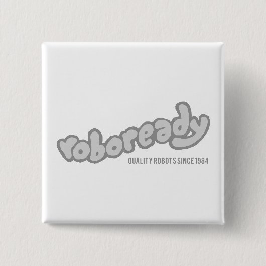 Roboready 缶バッジ (正面)