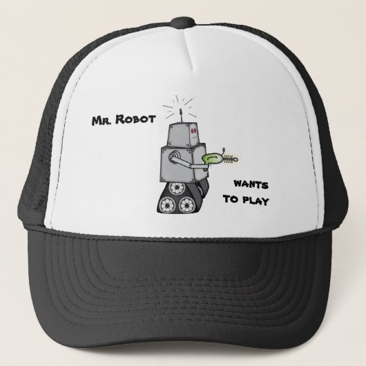 Robot氏 キャップ (正面)