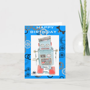 RoBoT誕生日カード カード
