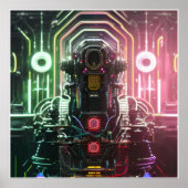 Robot 1 matte poster ポスター (正面)