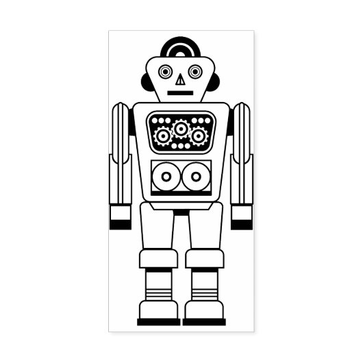 Robot 200423(02) ラバースタンプ (インプリント)