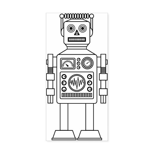 Robot 200423(03) ラバースタンプ (インプリント)