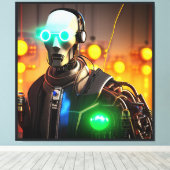 Robot 2 canvas print キャンバスプリント (インサイチュ (ウッドフロア))