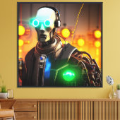 Robot 2 canvas print キャンバスプリント (インサイチュ (リビング))