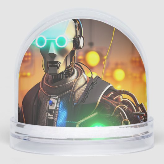 Robot 2 snow globe (正面)