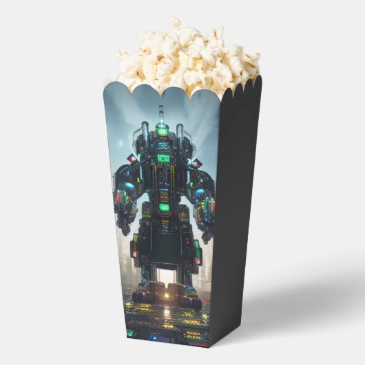 Robot 4 popcorn boxes フェイバーボックス (はじけた状態)
