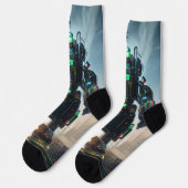 Robot 4 premium socks ソックス (左)