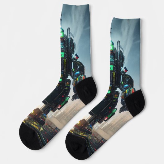 Robot 4 premium socks ソックス (左)