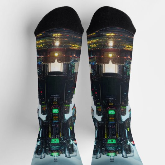 Robot 4 premium socks ソックス (上部)