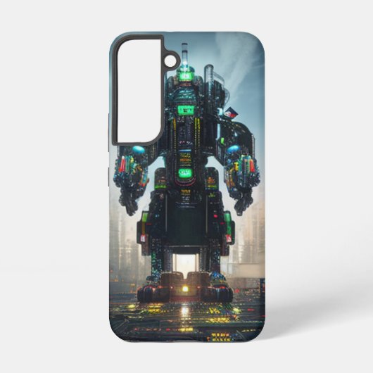 Robot 4 Samsung S22 phone case Galaxyケース (裏面)