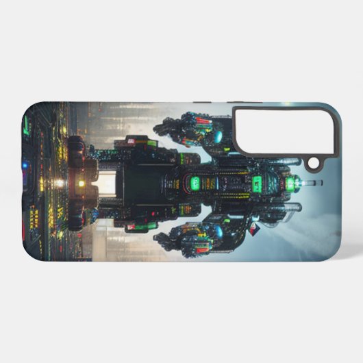 Robot 4 Samsung S22 Plus phone case Galaxyケース (裏面横)